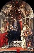 LIPPI, Filippino Signoria Altarpiece (Pala degli Otto) sg oil painting on canvas